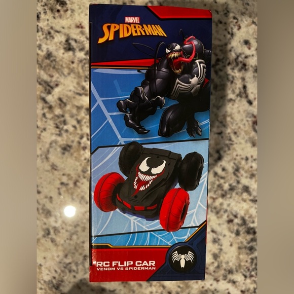 Marvel Spider-Man Venom Vs Spiderman Remote Control RC Flip Car Christmas Gift - Picture 7 of 10